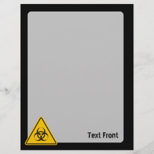 Prospectus 21,6 Cm X 24,94 Cm Biohazard icon