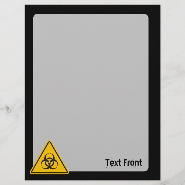 Prospectus 21,6 Cm X 24,94 Cm Biohazard icon (Devant)