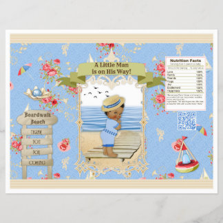 Prospectus 21,6 Cm X 24,94 Cm Boardwalk Victoriana Beach Summer Chip Sac