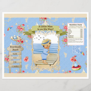 Prospectus 21,6 Cm X 24,94 Cm Boardwalk Victoriana Beach Summer Chip Sac