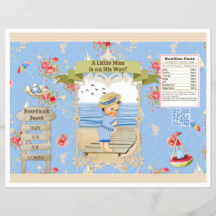 Prospectus 21,6 Cm X 24,94 Cm Boardwalk Victoriana Beach Summer Chip Sac