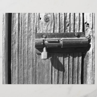 Prospectus 21,6 Cm X 24,94 Cm Bois vieilli et loquet