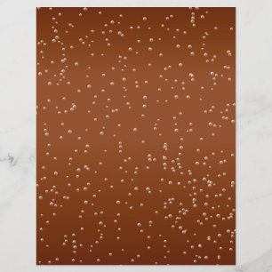 Prospectus 21,6 Cm X 24,94 Cm Boisson Racine avec Fond d'Art à Petites Bulles