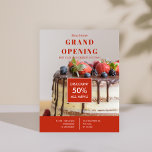 Prospectus 21,6 Cm X 24,94 Cm Boulangerie de gâteaux Boutique d'affaires Grand o<br><div class="desc">Voici le "Cake Bakery Shop Business Grand Ouverture Flyer"! Faites une bonne impression avec ce flyer attrayant et personnalisable conçu pour annoncer la grande ouverture de votre pâtisserie/boulangerie. Doté d'un design délicieux et d'un grand espace pour vos détails, il est parfait pour attirer les clients et créer de l'excitation. L'impression...</div>