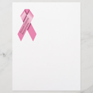 Prospectus 21,6 Cm X 24,94 Cm Breast Cancer Awareness Flyer