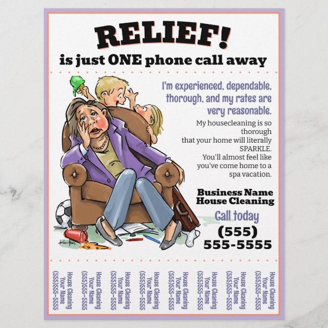 Prospectus 21,6 Cm X 24,94 Cm Brochure ménagère (entièrement personnalisable) (Devant)