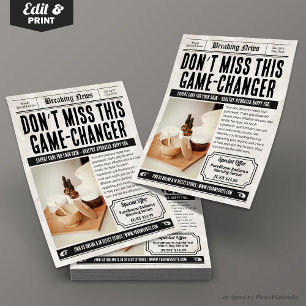 Prospectus 21,6 Cm X 24,94 Cm Brochure produit journal Annonces Rétro Petites