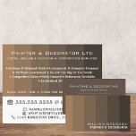 Prospectus 21,6 Cm X 24,94 Cm Brown Ombre Stripes, Peintre & Décorateur<br><div class="desc">Brochure publicitaire Brown Ombre Stripes,  Peintre & Décorateur par The Carte de visite Store.</div>