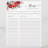 Budget Floral Bourgogne Holly Feuille Holiday Rece