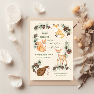Prospectus 21,6 Cm X 24,94 Cm Budget Forest Friends & Woodland Baby shower