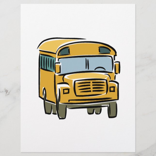 Prospectus 21,6 Cm X 24,94 Cm Bus scolaire 2 (Devant)