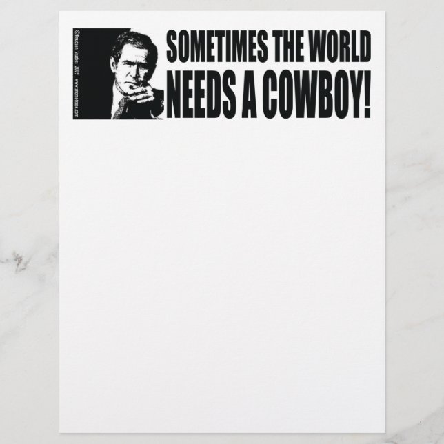 Prospectus 21,6 Cm X 24,94 Cm Bush Cowboy (Devant)