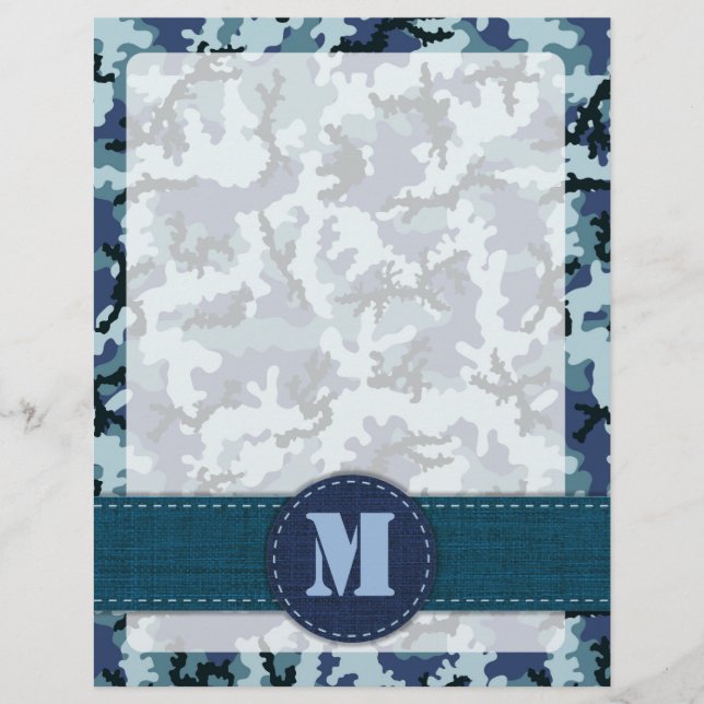 Prospectus 21,6 Cm X 24,94 Cm Camouflage de la marine (Devant)