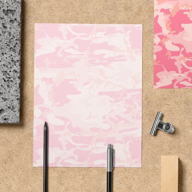 Prospectus 21,6 Cm X 24,94 Cm Camouflage Rose, Camouflage, Militaire, Armée (Créateur téléchargé)