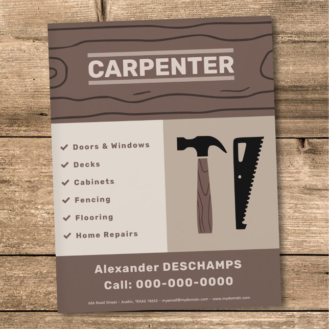 Prospectus 21,6 Cm X 24,94 Cm Carpenter Flyer (Carpenter Flyer)