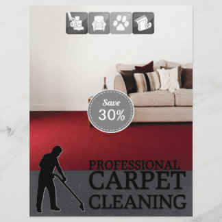 Prospectus 21,6 Cm X 24,94 Cm Carpet Cleaning Service Discount Offer Flyer