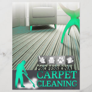 Prospectus 21,6 Cm X 24,94 Cm Carpet Cleaning Service Flyer