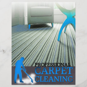 Prospectus 21,6 Cm X 24,94 Cm Carpet Cleaning Service Flyer