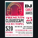 Prospectus 21,6 Cm X 24,94 Cm Casques, DJ, Club Event Advertising Flyer<br><div class="desc">Casques,  DJ,  Circulaires Publicitaires Des Événements Club Par Le Magasin Carte de visite.</div>