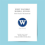 Prospectus 21,6 Cm X 24,94 Cm Cérémonie de remise des diplômes<br><div class="desc">Cérémonie de remise des diplômes Circulaire promotionnelle {images : Freepik.com}</div>
