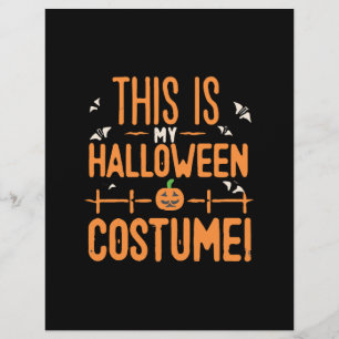 Prospectus 21,6 Cm X 24,94 Cm C'est mon costume d'Halloween