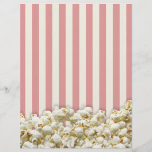Prospectus 21,6 Cm X 24,94 Cm C'est ton parti Stationnaire Style Popcorn