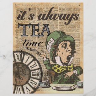 Prospectus 21,6 Cm X 24,94 Cm "C'est toujours l'heure du thé" dictionnaire du Ch