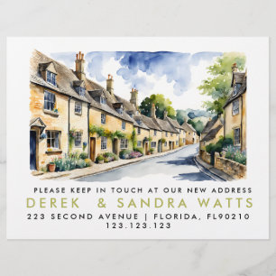 Prospectus 21,6 Cm X 24,94 Cm changement d'adresse, d déplacement faire-part con