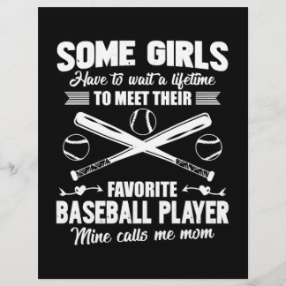 Prospectus 21,6 Cm X 24,94 Cm Chemise de Maman de Baseball