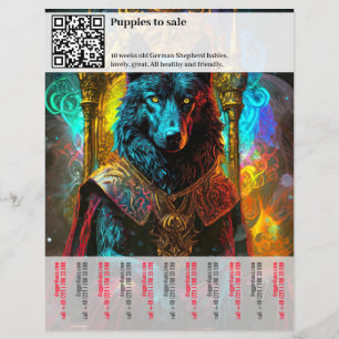 Prospectus 21,6 Cm X 24,94 Cm Chien Berger Allemand Flyer
