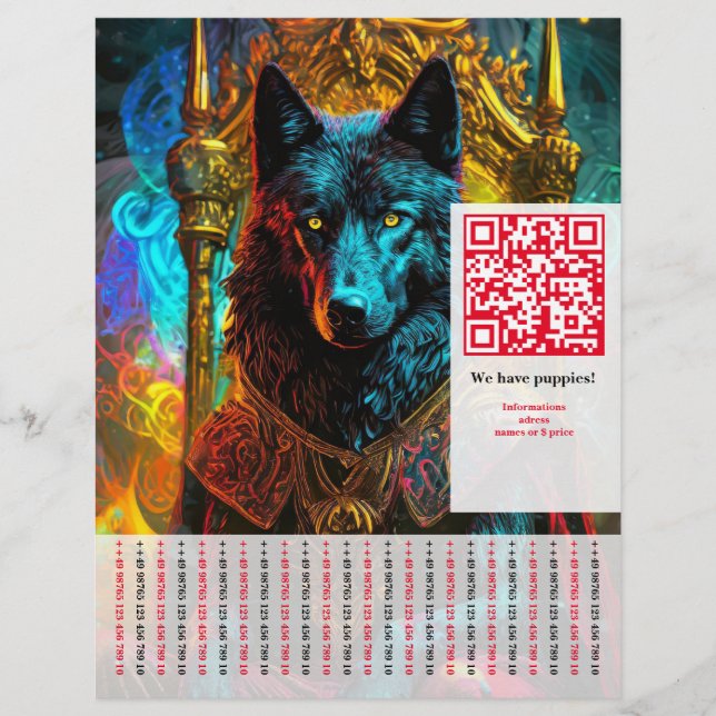 Prospectus 21,6 Cm X 24,94 Cm Chien de berger Flyer (Devant)