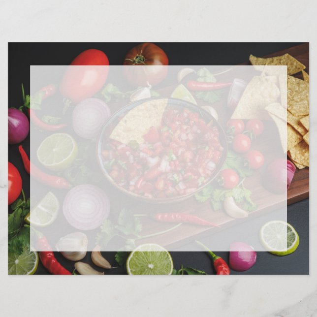 Prospectus 21,6 Cm X 24,94 Cm Chips et homemade salsa (Devant)