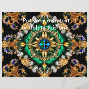 Prospectus 21,6 Cm X 24,94 Cm Circulaire aux couleurs brésiliennes