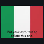 Prospectus 21,6 Cm X 24,94 Cm Circulaire avec drapeau d'Italie<br><div class="desc">Circulaire avec Drapeau de l'Italie. Ce produit est personnalisable.</div>