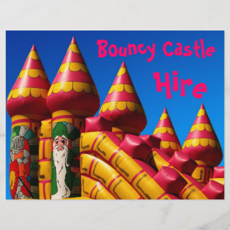 Prospectus 21,6 Cm X 24,94 Cm Circulaire Bouncy Castle