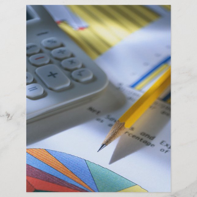 Prospectus 21,6 Cm X 24,94 Cm Circulaire d'affaires de l'entreprise comptable (Devant)