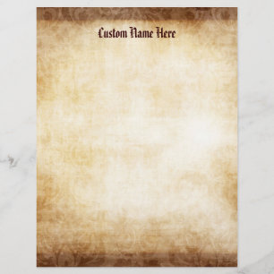 Prospectus 21,6 Cm X 24,94 Cm Circulaire d'Arrière - plan papier Vintage personn