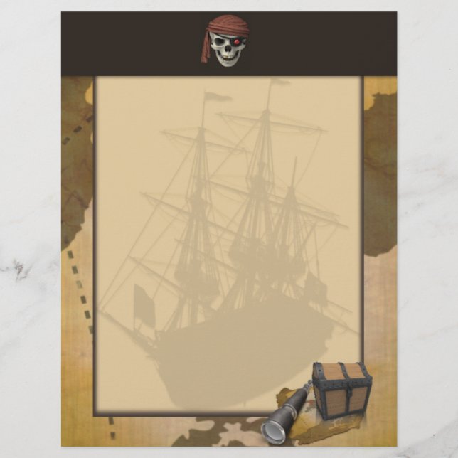 Prospectus 21,6 Cm X 24,94 Cm Circulaire de chasse au trésor (Devant)