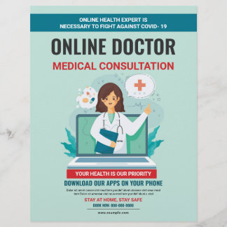 Prospectus 21,6 Cm X 24,94 Cm Circulaire de consultation Médicale en ligne