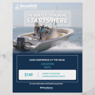 Prospectus 21,6 Cm X 24,94 Cm Circulaire de formation en mer