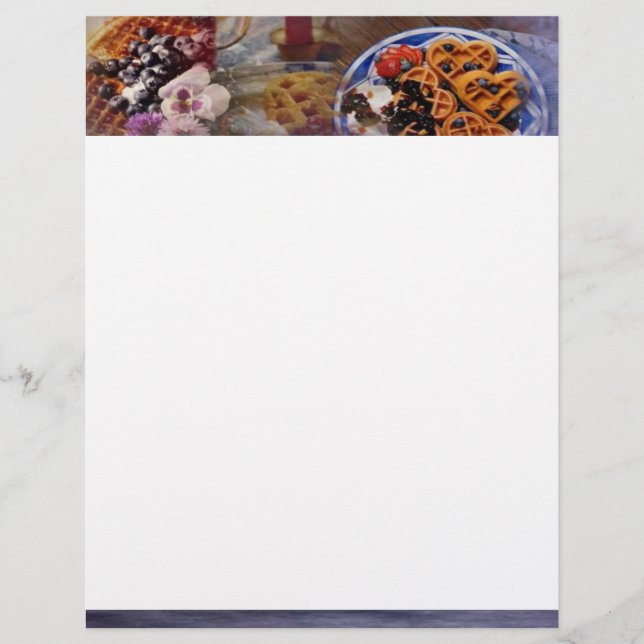 Prospectus 21,6 Cm X 24,94 Cm Circulaire de gaufres (Devant)