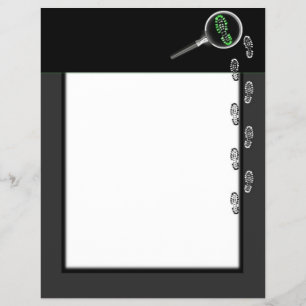 Prospectus 21,6 Cm X 24,94 Cm Circulaire de l'enquêteur sur la scène de crime