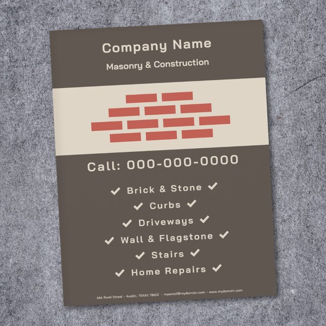 Prospectus 21,6 Cm X 24,94 Cm Circulaire de maçonnerie (Masonry Flyer)