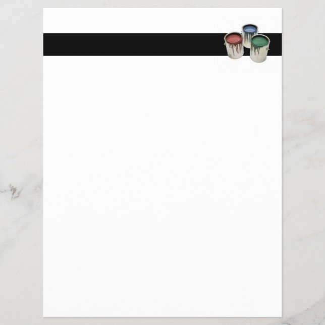 Prospectus 21,6 Cm X 24,94 Cm Circulaire de peinture (Devant)