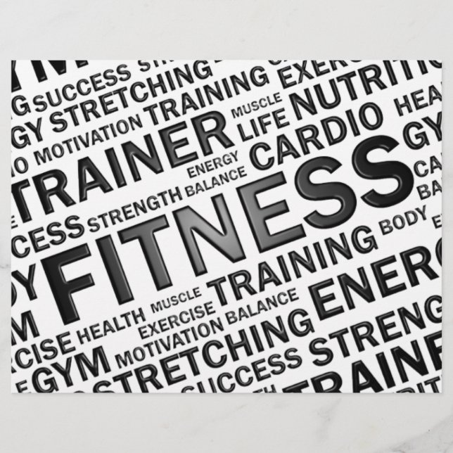 Prospectus 21,6 Cm X 24,94 Cm Circulaire du centre de conditionnement physique e (Devant)