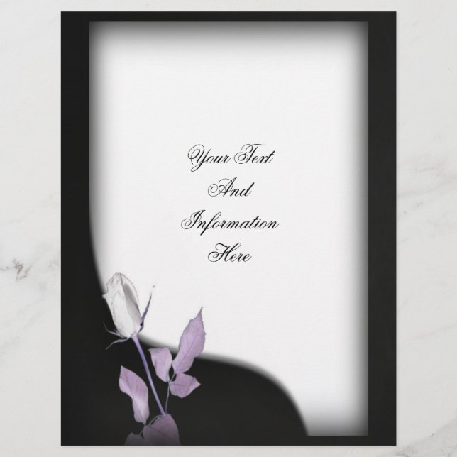 Prospectus 21,6 Cm X 24,94 Cm Circulaire mariage (Devant)
