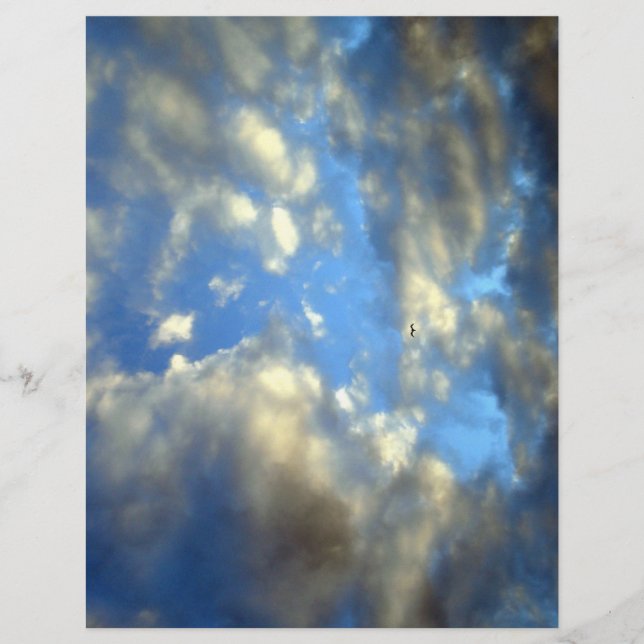 Prospectus 21,6 Cm X 24,94 Cm Circulaire nuages (Devant)