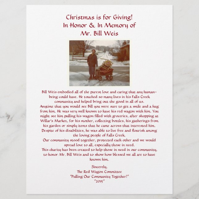 Prospectus 21,6 Cm X 24,94 Cm Circulaire personnalisée (Devant)