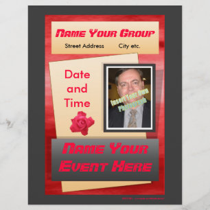 Prospectus 21,6 Cm X 24,94 Cm Circulaire - Red Shimmer