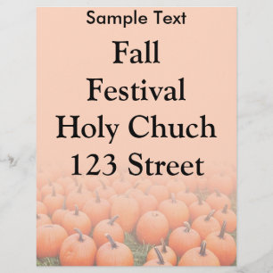 Prospectus 21,6 Cm X 24,94 Cm Citrouille